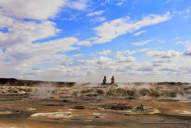 Solfataras en Namafjall y Hverir (Islandia)