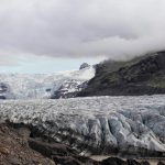 Glaciar que termina en el lago Kvarjokull