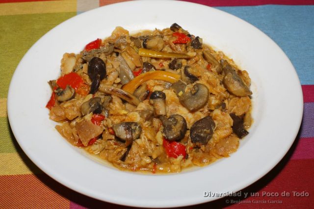 gazpacho manchego de setas